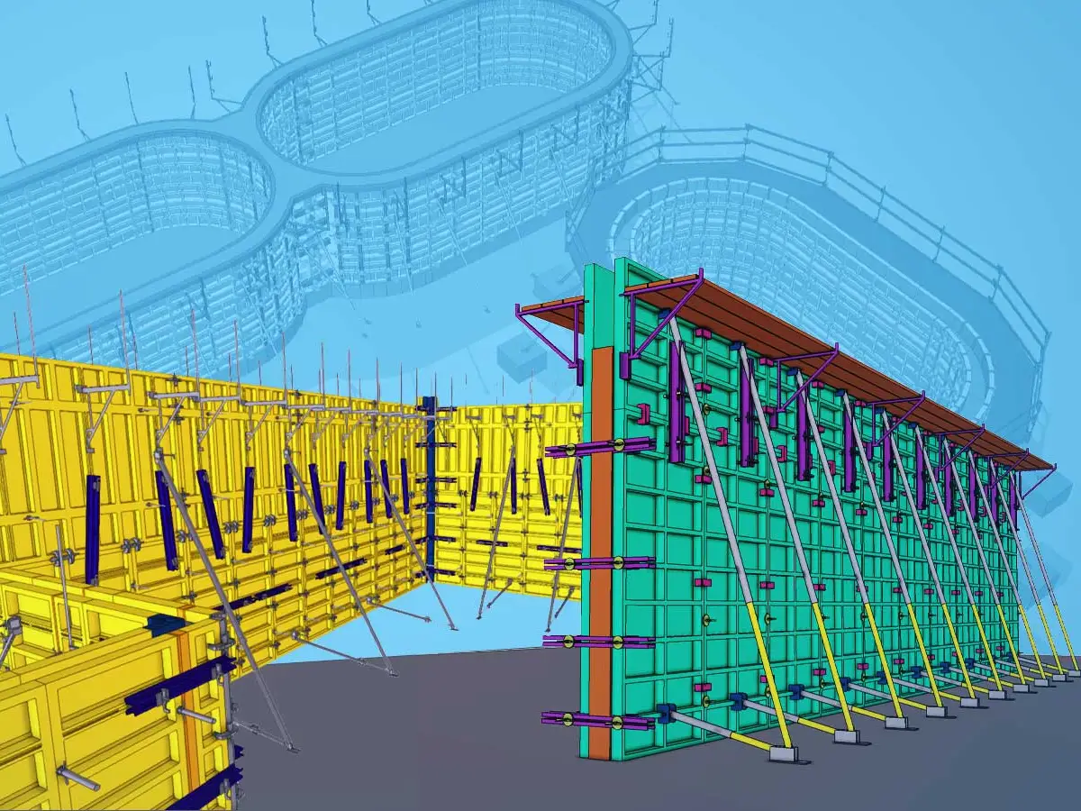 Детализация временных конструкций | Tekla