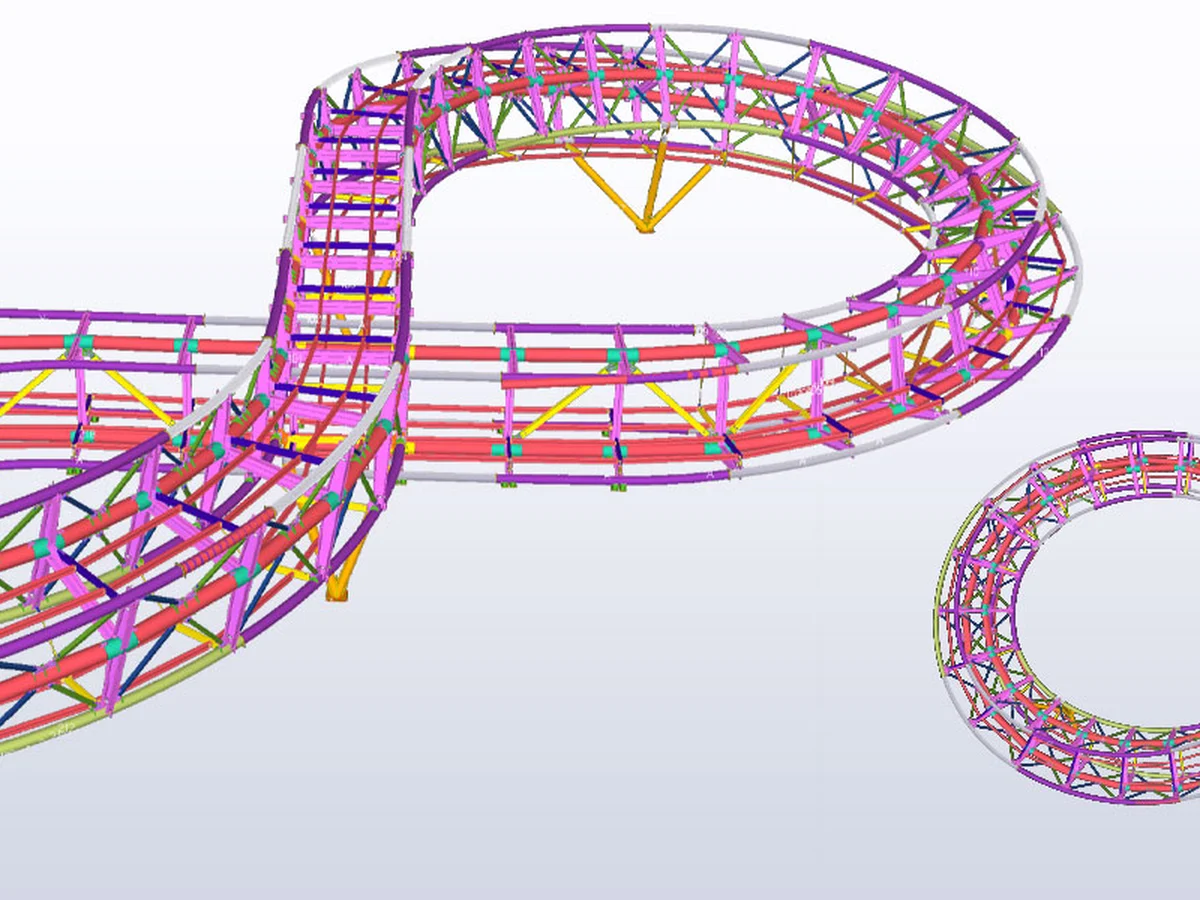 Landscape attraction Mobius strip Tekla