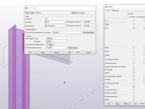 Tekla Structures - Display detailing